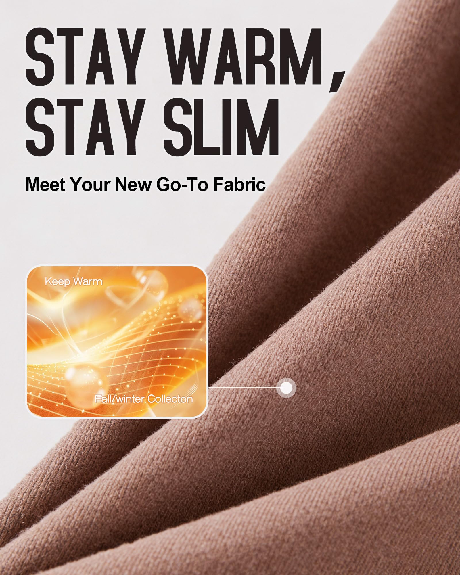 Men's Casual Polo Shirts Long Sleeve Basic Thermal Pullover Tops Classic Collar Solid Golf Shirts - Image 4